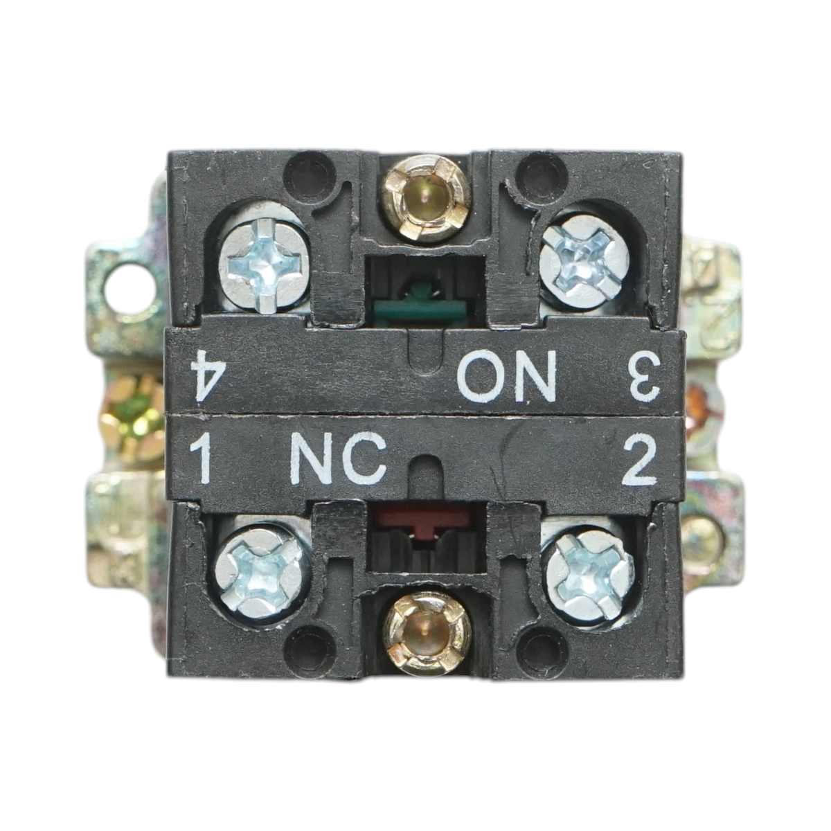 Selector 2 pozitii negru cu revenire 1NO+1NC, 400V/10A, LAY5 Breckner Germany - imagine 5