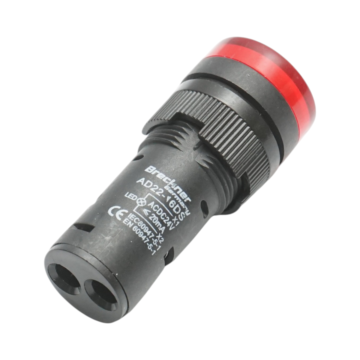 Indicator semnalizare LED rosu 24V AC/DC 16mm Breckner Germany - imagine 3
