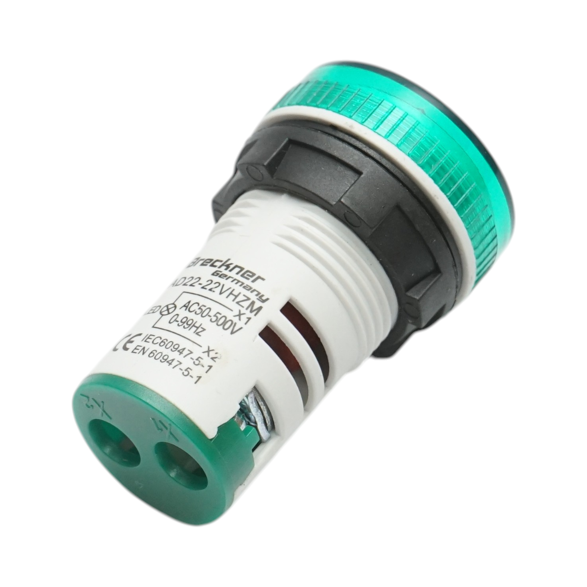 Indicator voltmetru si frecventa LED verde 0-99Hz/50-500V AC Breckner Germany - imagine 3