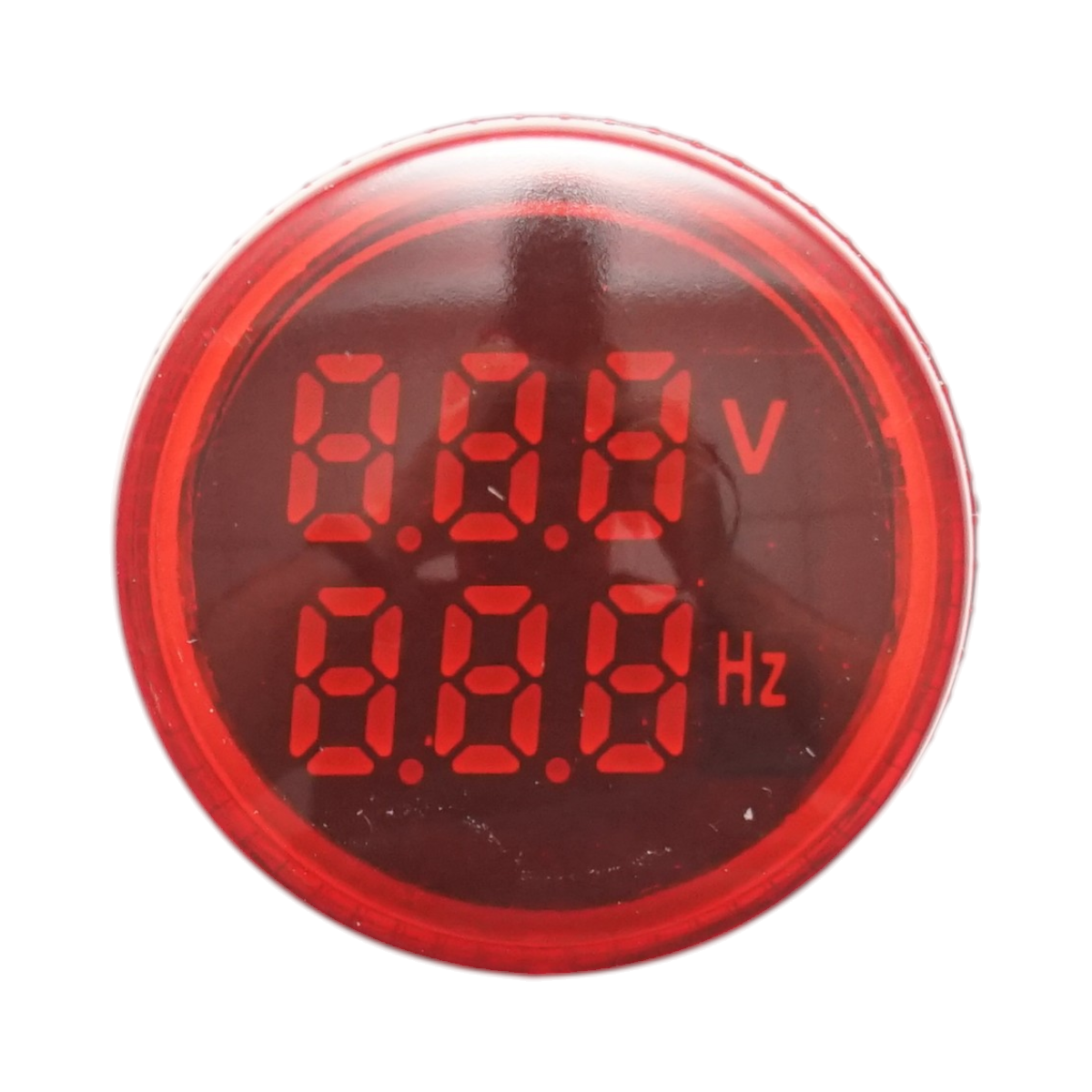 Indicator voltmetru si frecventa LED rosu 0-99Hz/50-500V AC Breckner Germany - imagine 2