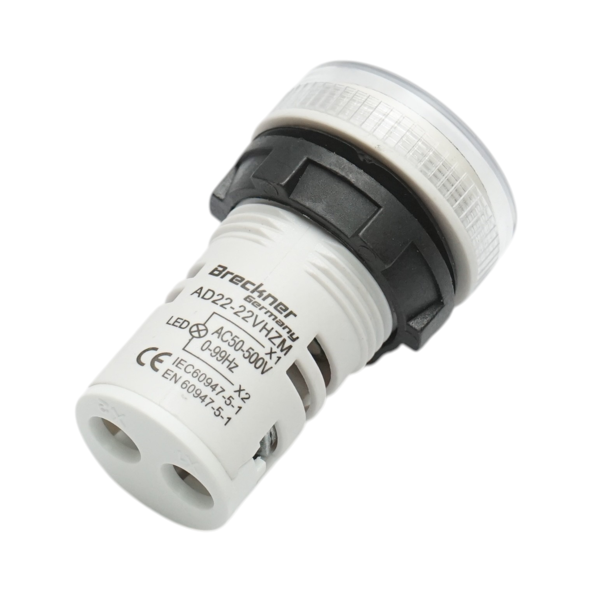 Indicator voltmetru si frecventa LED alb 0-99Hz/50-500V AC Breckner Germany - imagine 3