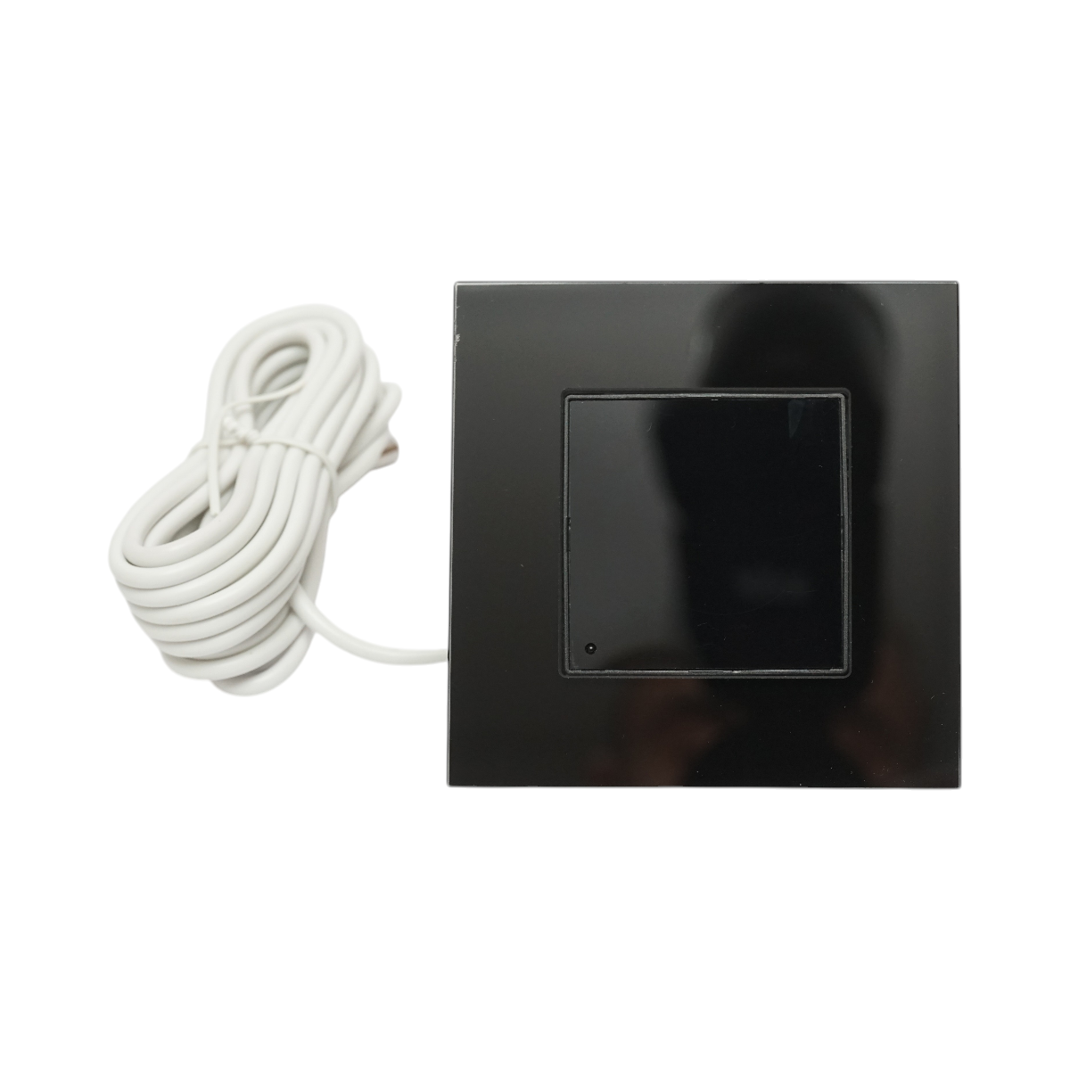 Termostat WiFi incalzire in pardoseala si boiler, afisaj digital, senzor extern, rama sticla neagra 86x86mm - imagine 2