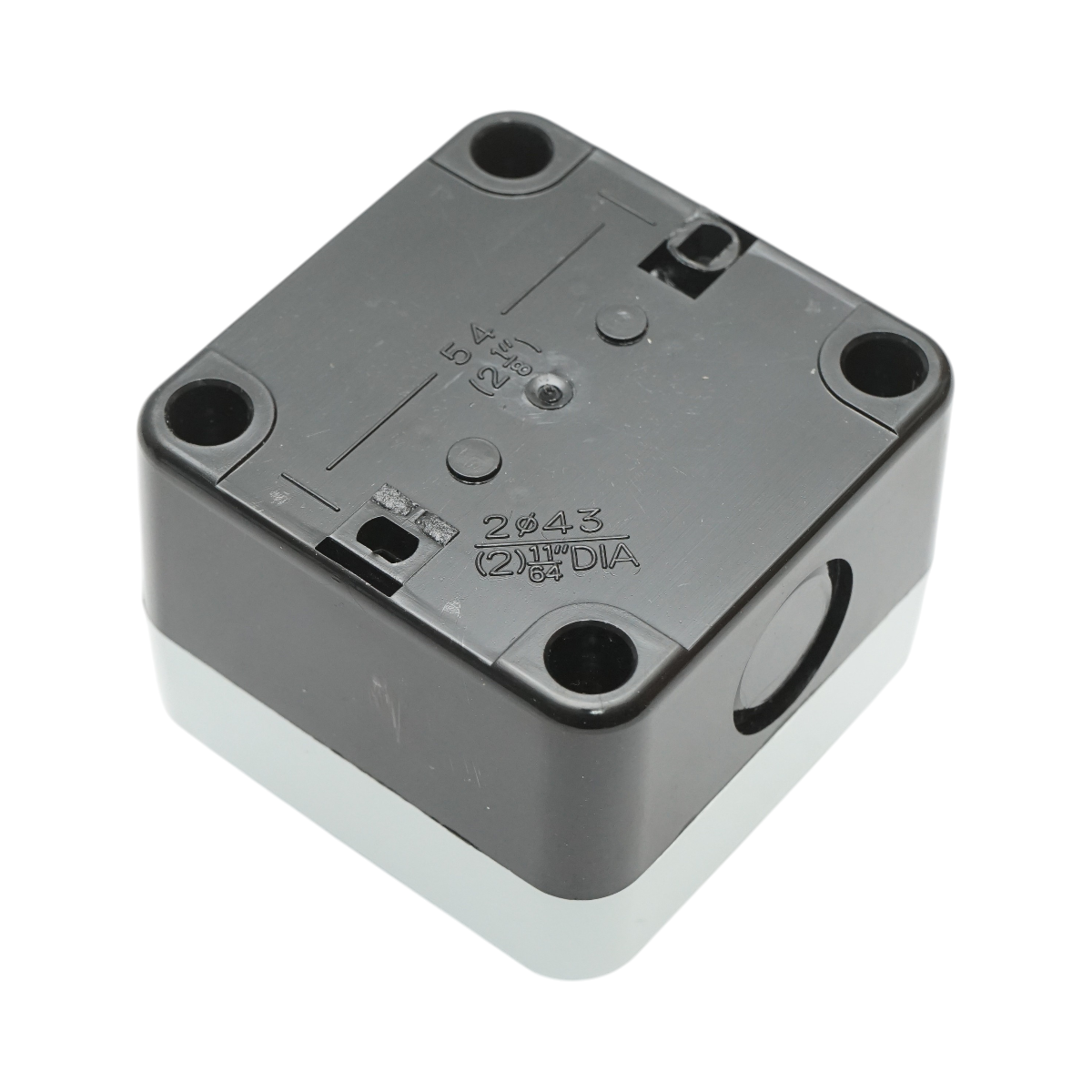 Carcasa buton comanda START verde cu revenire 1NO Breckner Germany - imagine 3