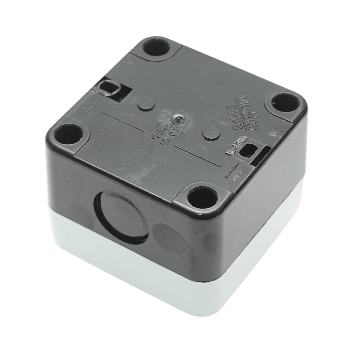 Carcasa buton comanda START verde revenire 1NO Breckner Germany - imagine 3