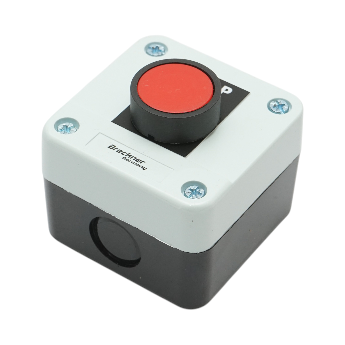 Carcasa buton comanda STOP rosu cu revenire 1NC Breckner Germany