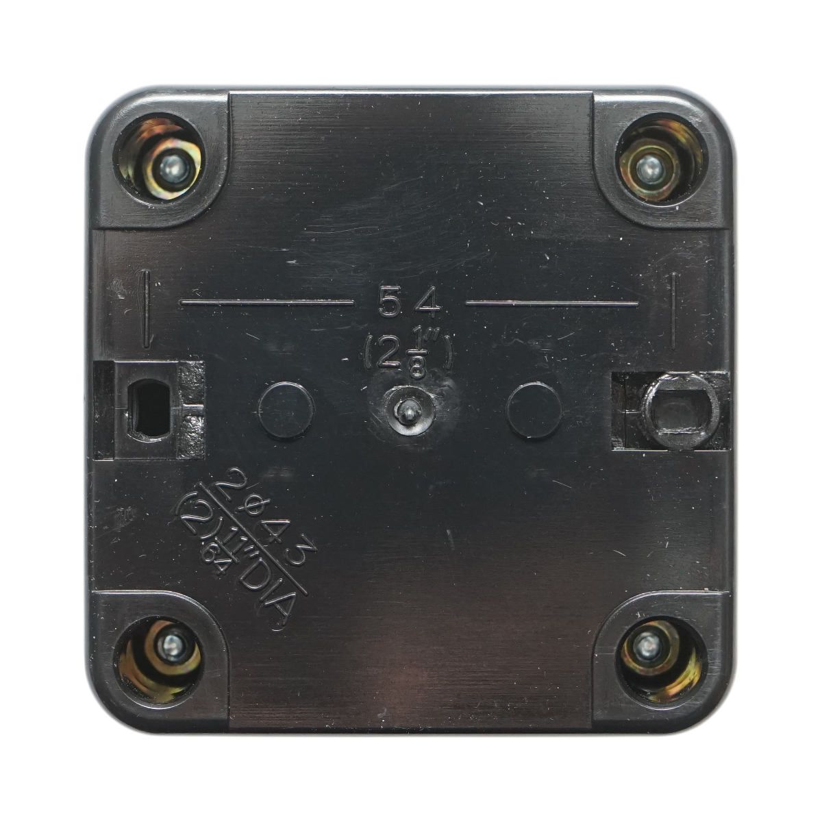 Carcasa buton comanda STOP rosu cu revenire 1NC Breckner Germany - imagine 4