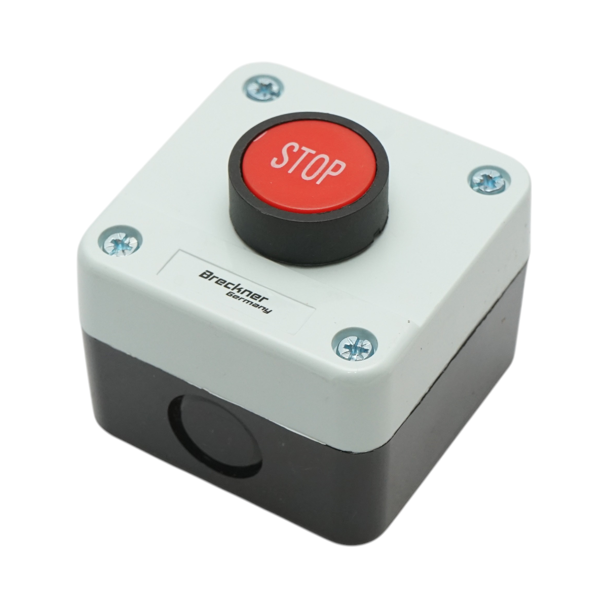 Carcasa buton comanda STOP rosu cu revenire 1NC Breckner Germany