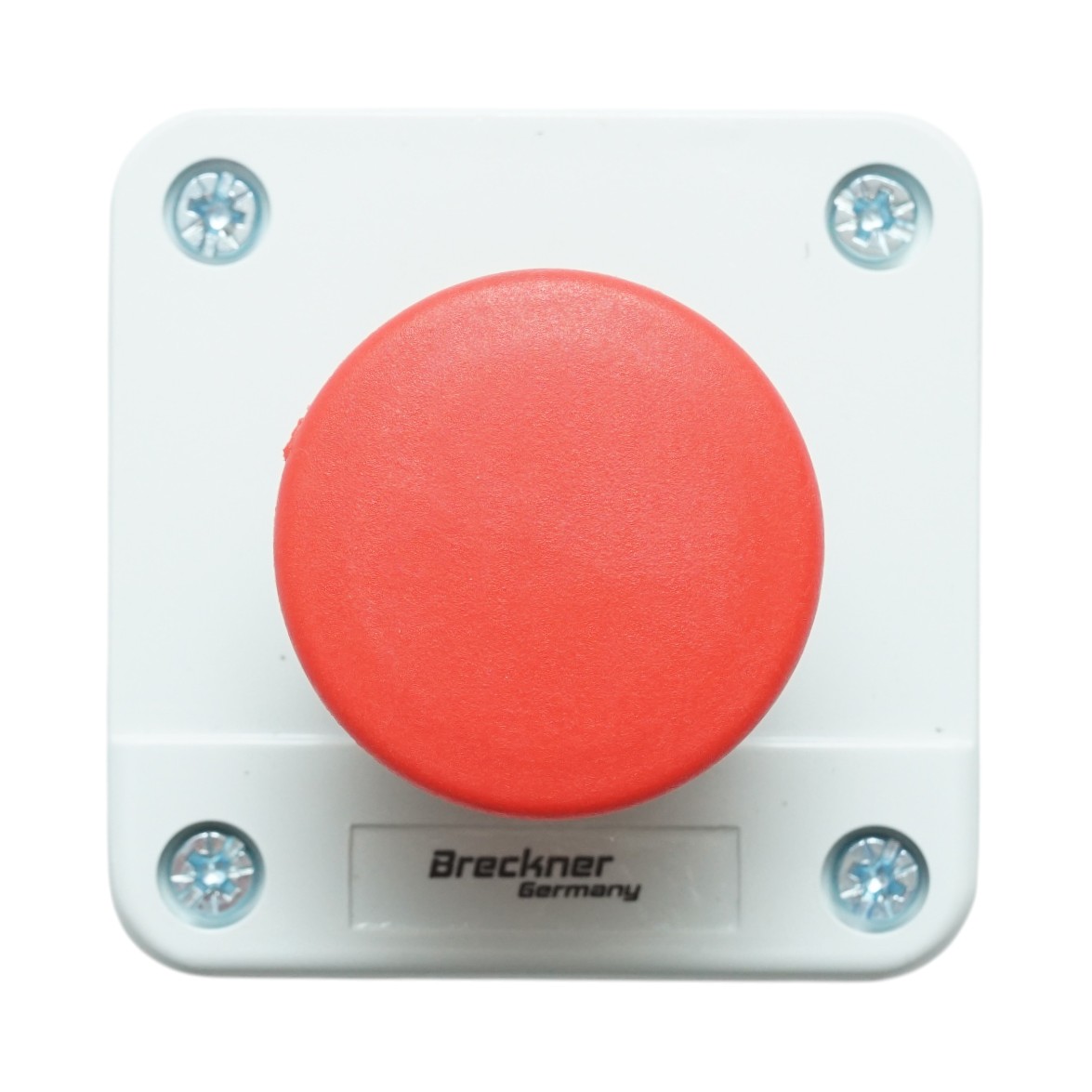 Carcasa buton comanda oprire de urgenta rosu tip ciuperca cu revenire 1NC 40mm Breckner Germany - imagine 2