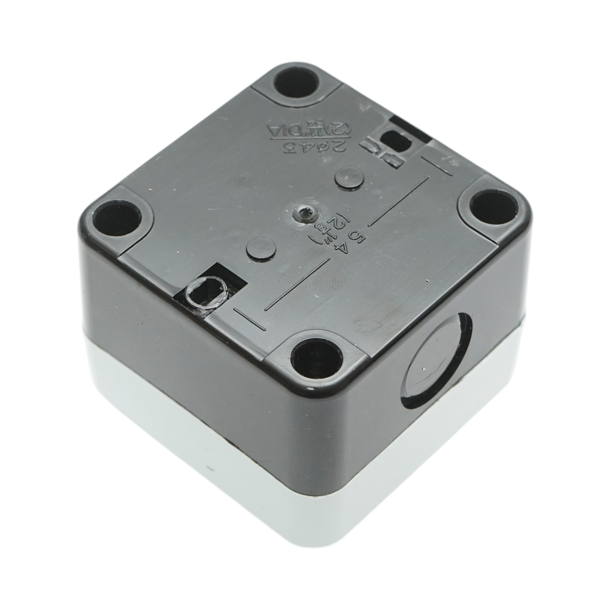 Carcasa buton comanda STOP rosu tip ciuperca cu revenire 1NC 40mm Breckner Germany - imagine 3