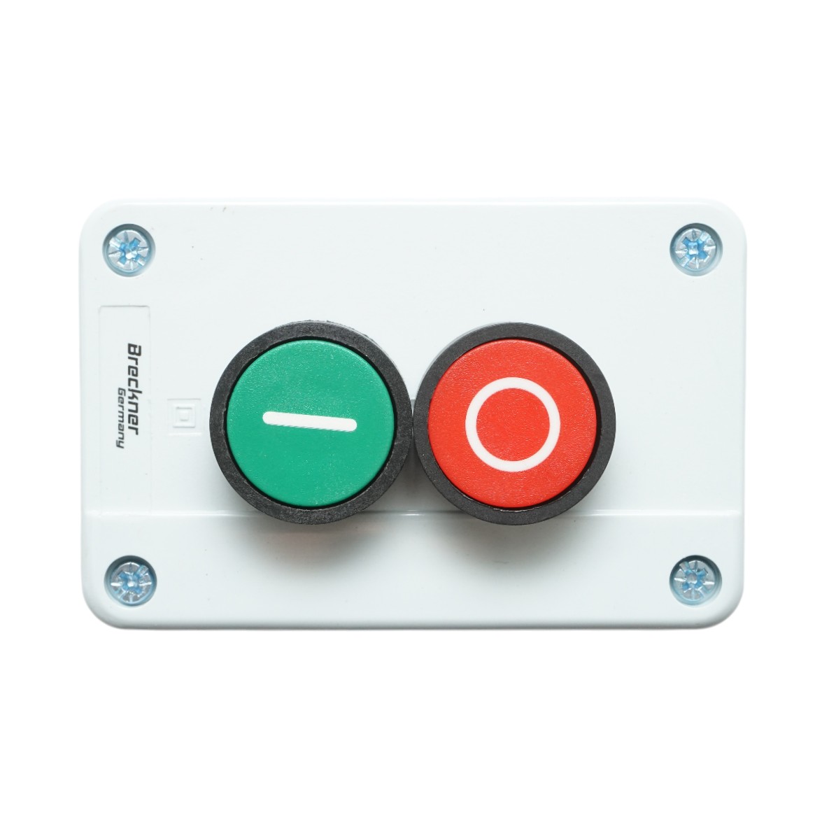 Carcasa butoane comanda START/STOP cu revenire 1NO+1NC Breckner Germany