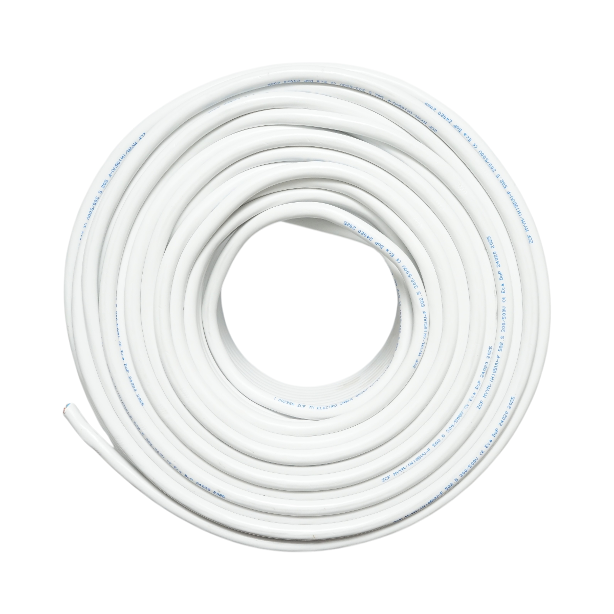 Cablu electric MYYM 5Gx2.5mm cupru H05VV-F, 300-500V rola 100m - imagine 2