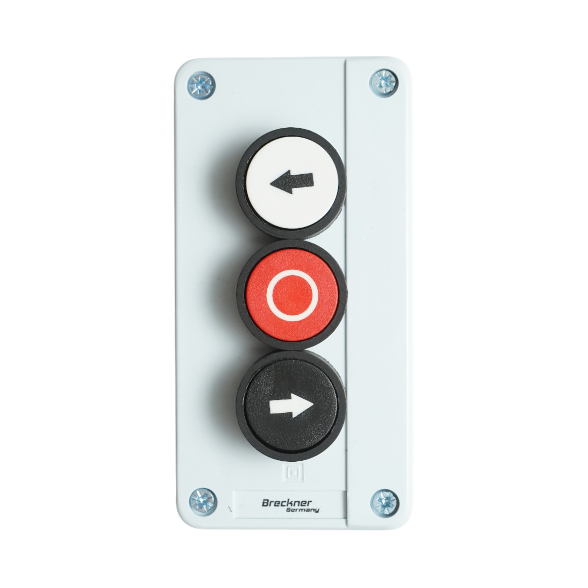Carcasa comanda 3 butoane cu revenire 1NO+1NC+1NO, XAL-B334 Breckner Germany