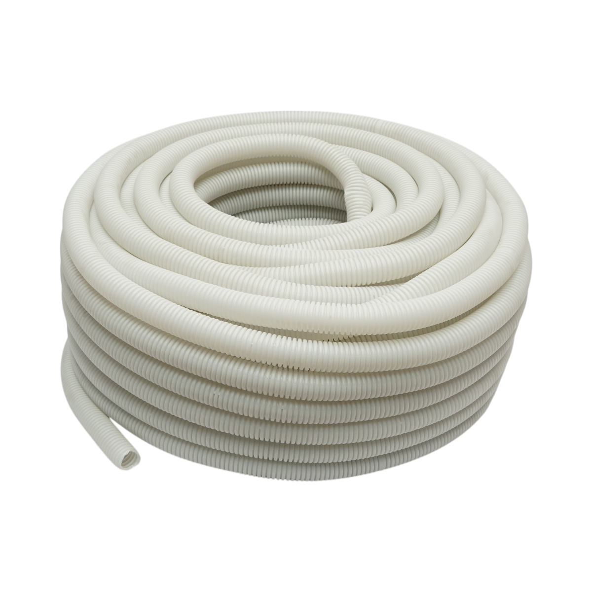 Tub flexibil copex 25mm fara fir, polietilena HDPE, 320N gri 50m/rola