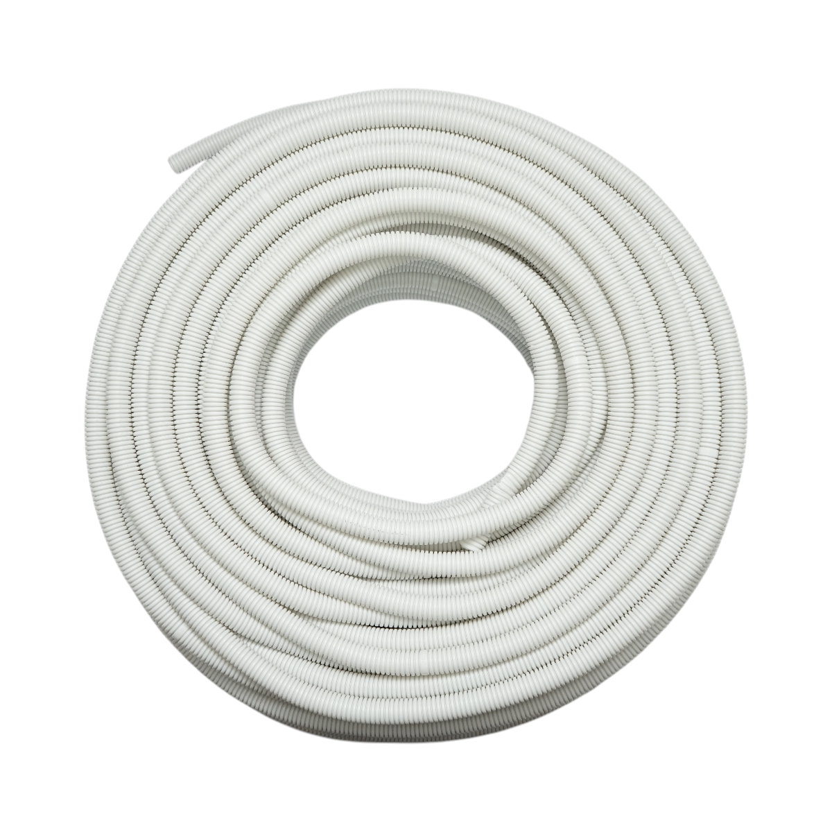 Tub flexibil copex 20mm fara fir, ignifug din polietilena HDPE, 320N gri 100m/rola - imagine 2