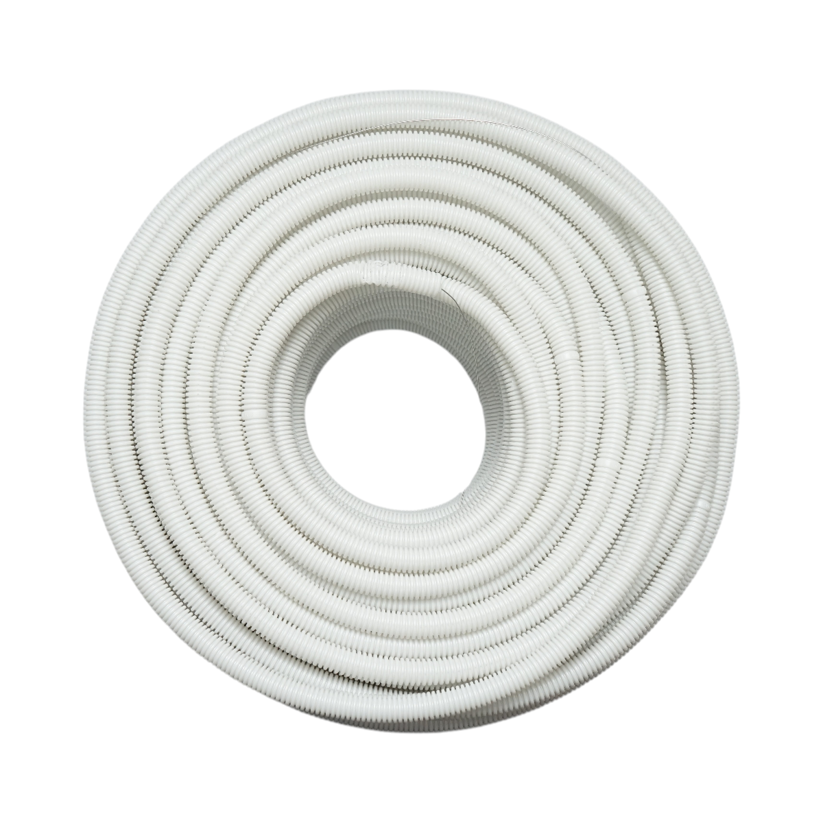 Tub flexibil copex 16mm cu fir, ignifug din polietilena HDPE, 320N gri 100m/rola - imagine 2