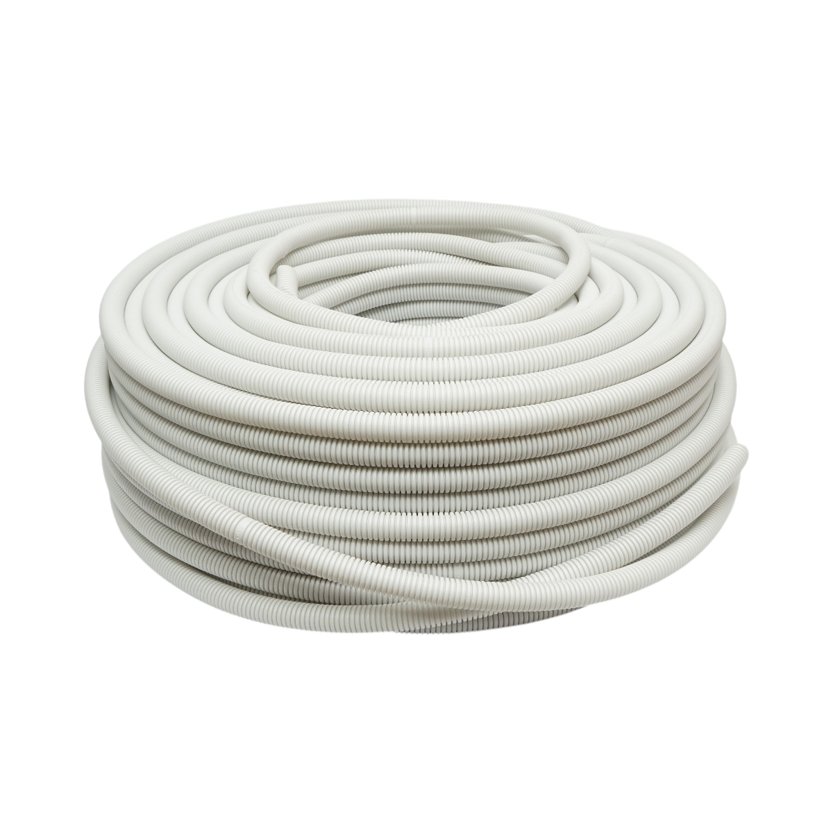 Tub flexibil copex 20mm cu fir, ignifug din polietilena HDPE, 750N gri 100m/rola