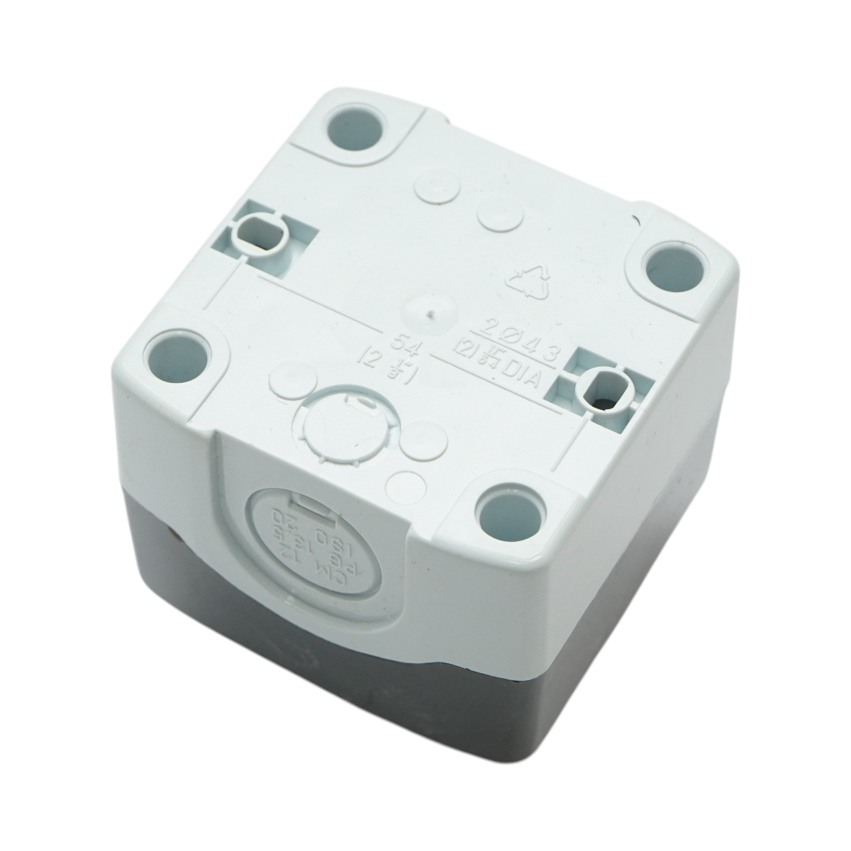 Carcasa buton comanda STOP rosu cu revenire 1NC Breckner Germany - imagine 3