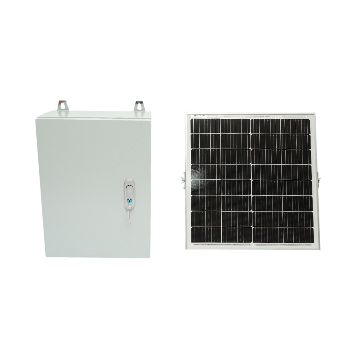 Panou solar 30W cu tablou metalic exterior pentru aparat gard electric si baterie IP65 Breckner Germany - imagine 3