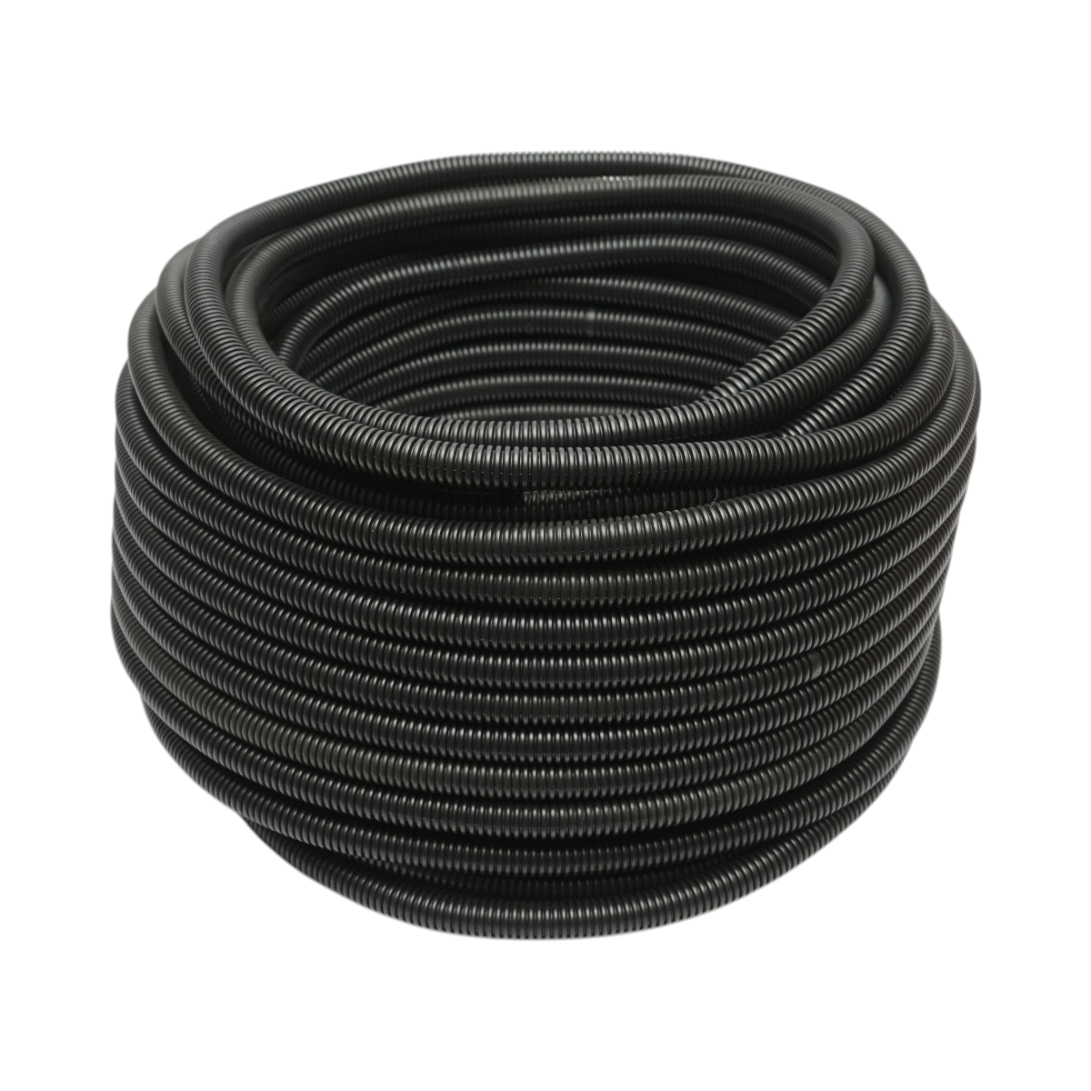 Tub flexibil copex 16mm fara fir, polietilena HDPE, 320N negru 50m/rola Longroad