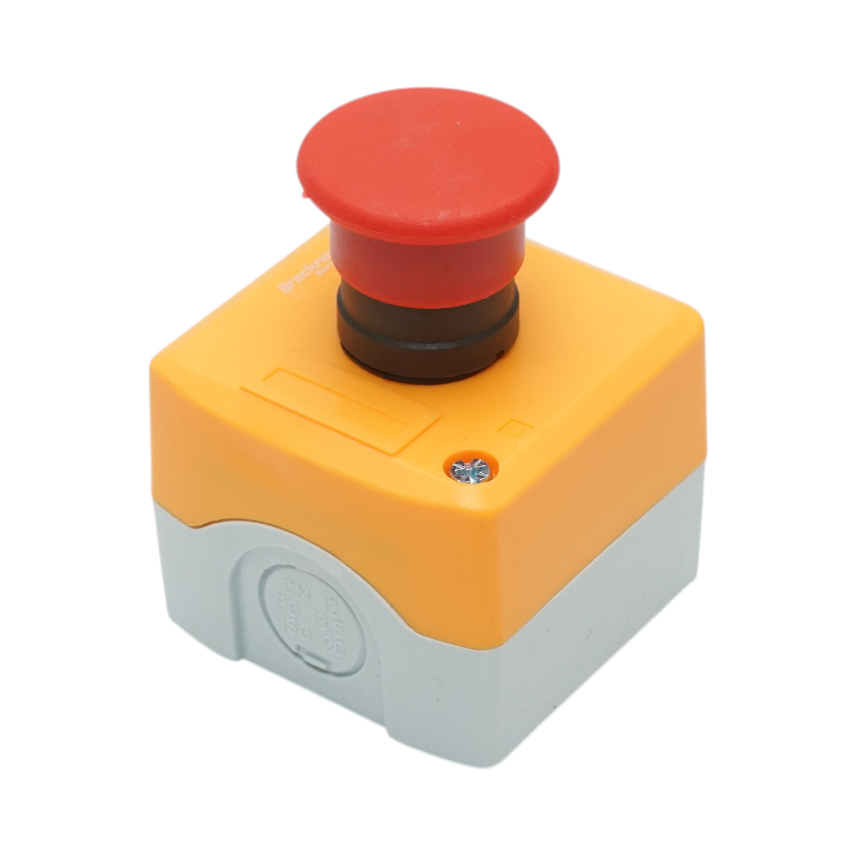 Carcasa buton comanda oprire rosu prin rasucire tip ciuperca 1NO 40mm Breckner Germany