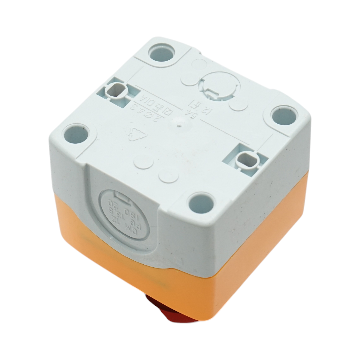 Carcasa buton comanda oprire rosu prin rasucire tip ciuperca 1NO 40mm Breckner Germany - imagine 3