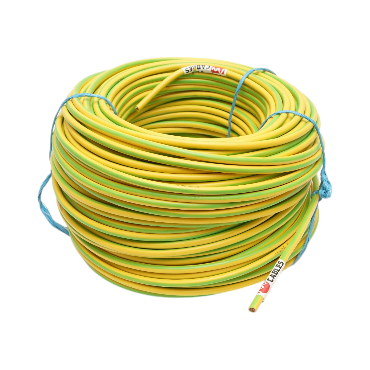 Cablu impamantare cupru 16mm galben-verde MYF H07V-K, izolatie PVC 450/750V 100m/rola