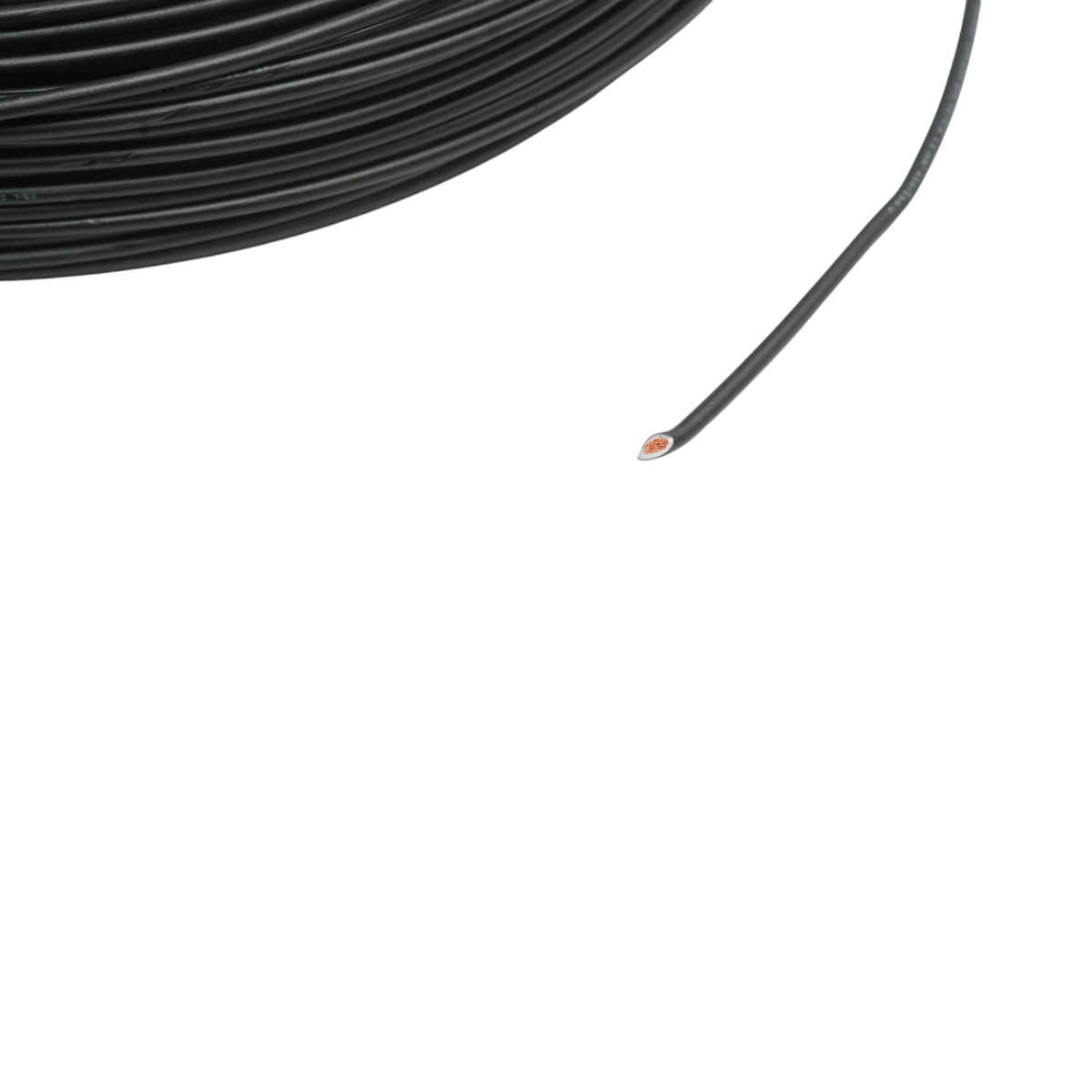 Cablu electric cupru 1.5mm negru MYF H07V-K, izolatie PVC 450/750V 100m/rola - imagine 3