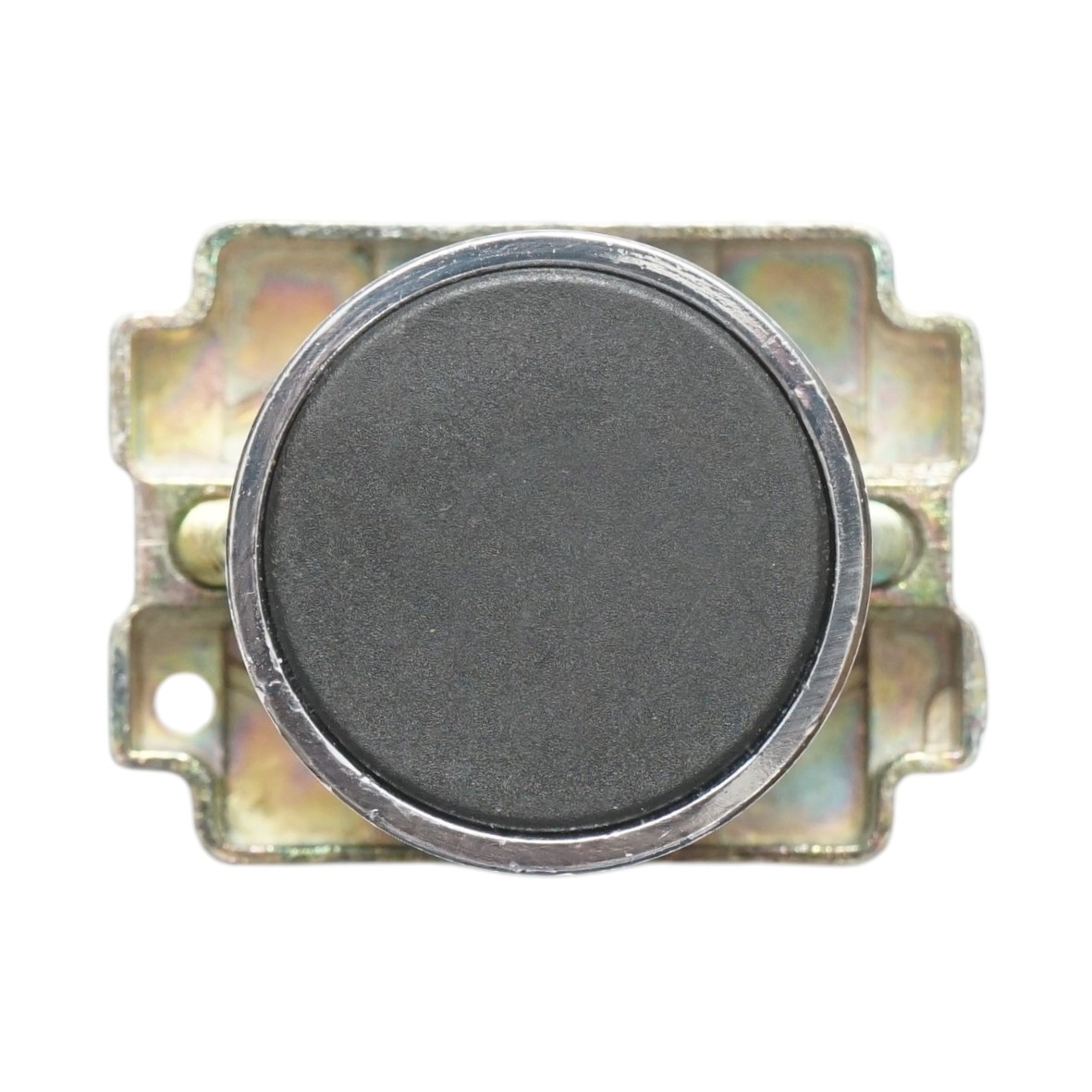 Buton comanda metalic negru cu revenire 1NO+1NC, 400V/10A, LAY5 Breckner Germany - imagine 2