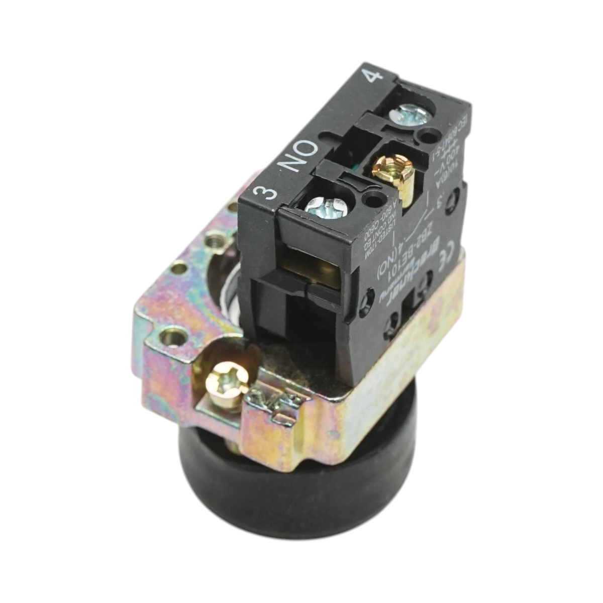 Buton comanda negru cu capac protectie IP65, 1NO, 400V/10A, LAY5 Breckner Germany - imagine 4