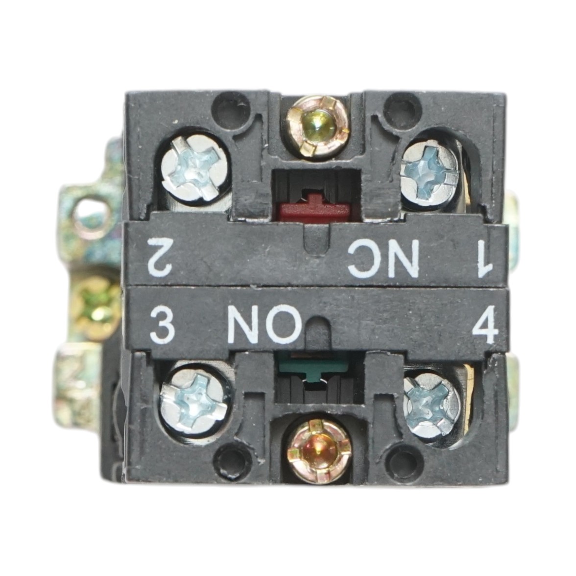 Selector 2 pozitii cu retinere si indicator semnalizare LED alb 1NO+1NC, 220V, LAY5 Breckner Germany - imagine 4