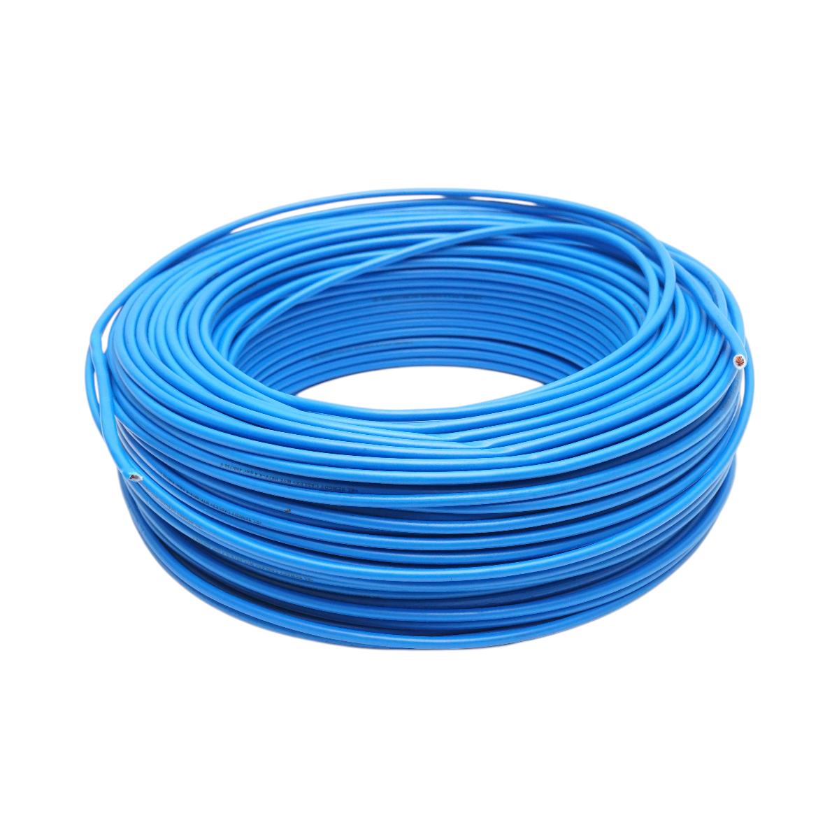 Cablu electric cupru 4mm albastru MYF H07V-K, izolatie PVC 450/750V 100m/rola