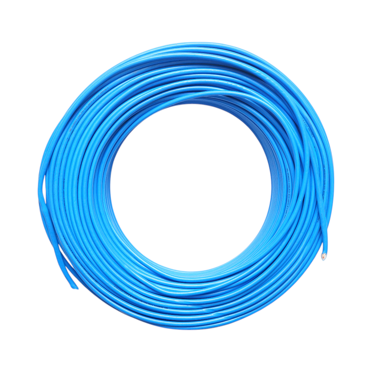 Cablu electric cupru 4mm albastru MYF H07V-K, izolatie PVC 450/750V 100m/rola - imagine 2