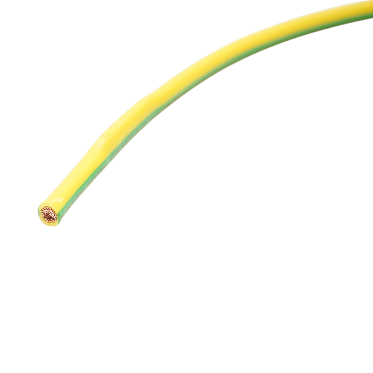 Cablu impamantare cupru 10mm galben-verde MYF H07V-K, izolatie PVC 450/750V 100m/rola - imagine 3