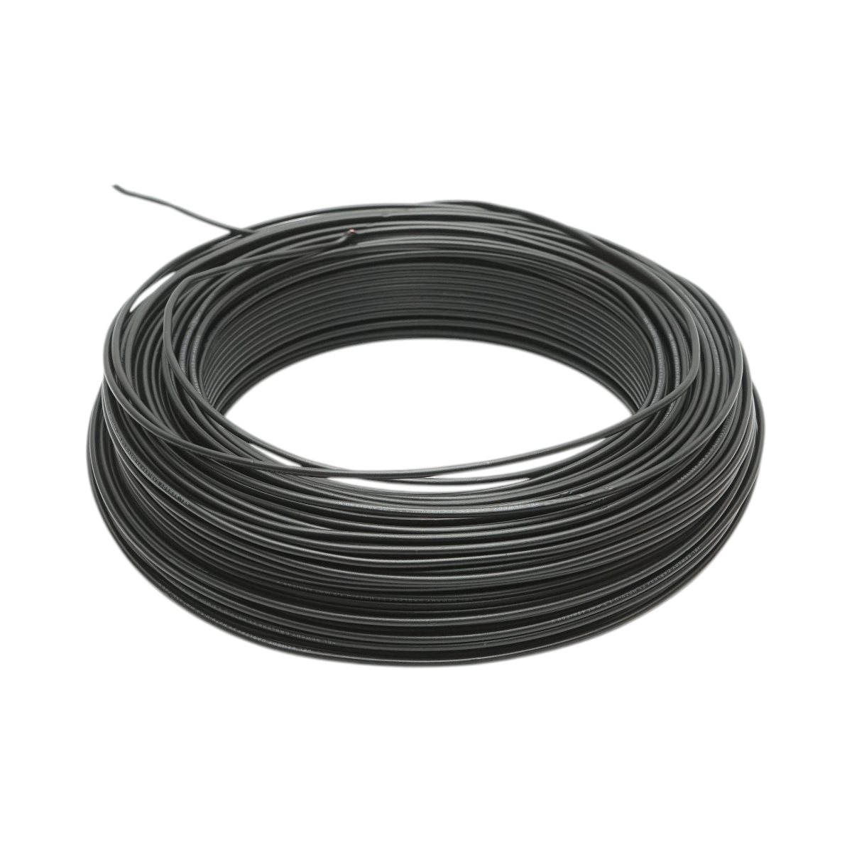 Cablu electric cupru 1.5mm negru FY H07V-U, izolatie PVC 450/750V 100m/rola