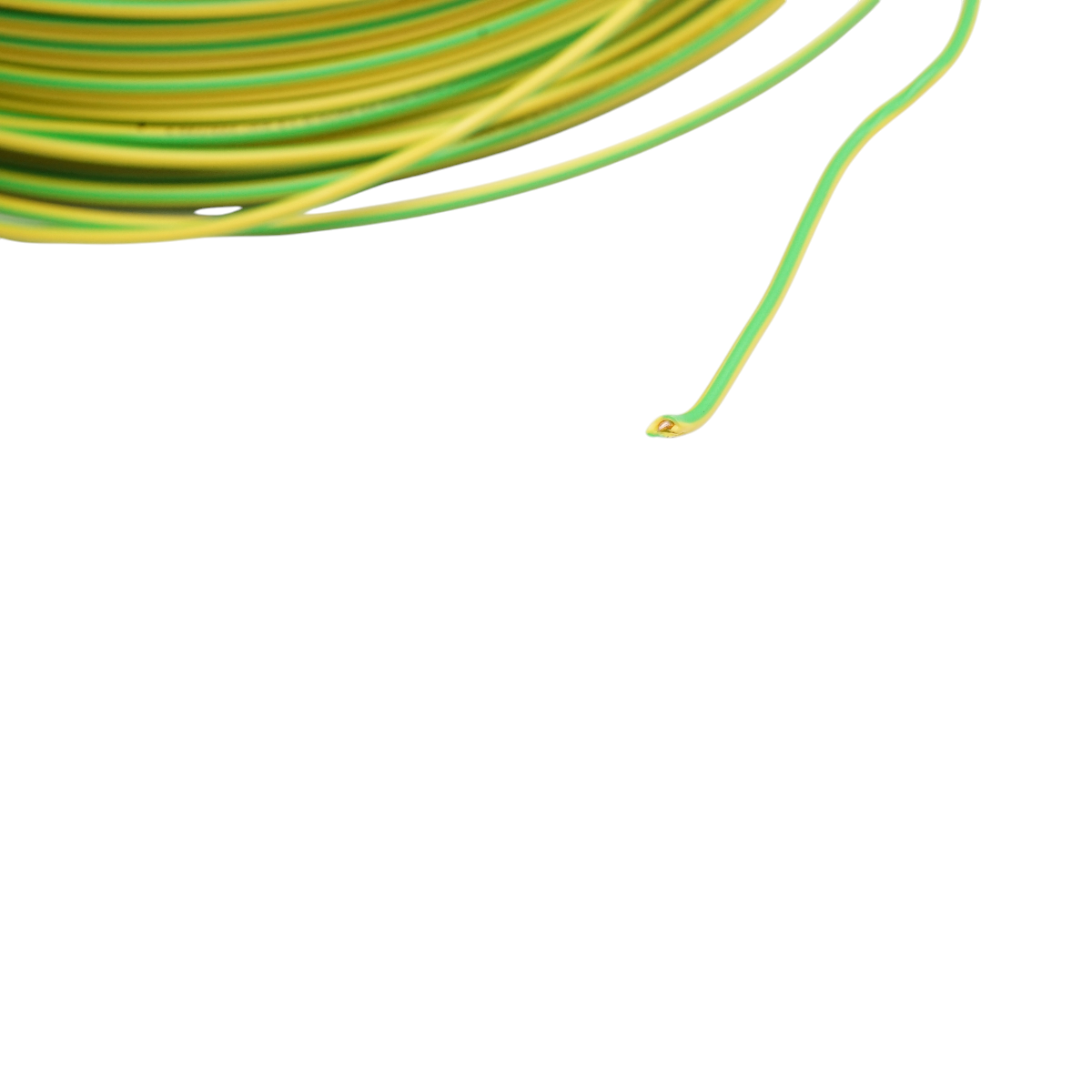 Cablu impamantare cupru 1.5mm galben-verde FY H07V-U, izolatie PVC 450/750V 100m/rola - imagine 3