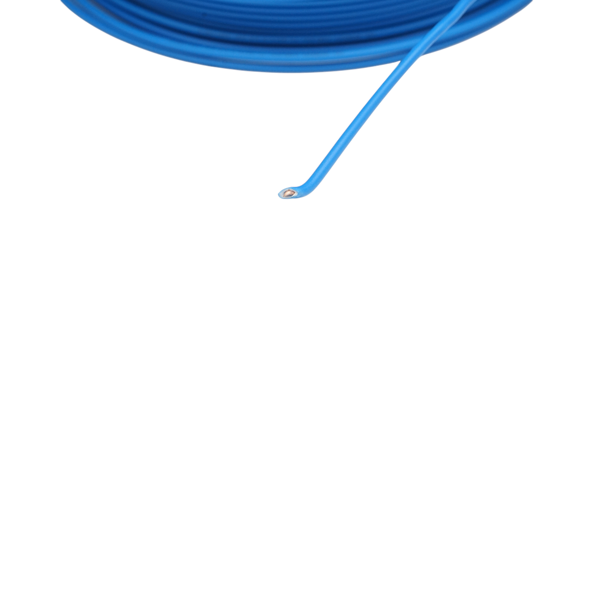 Cablu electric cupru 2.5mm albastru FY H07V-U, izolatie PVC 450/750V 100m/rola - imagine 3