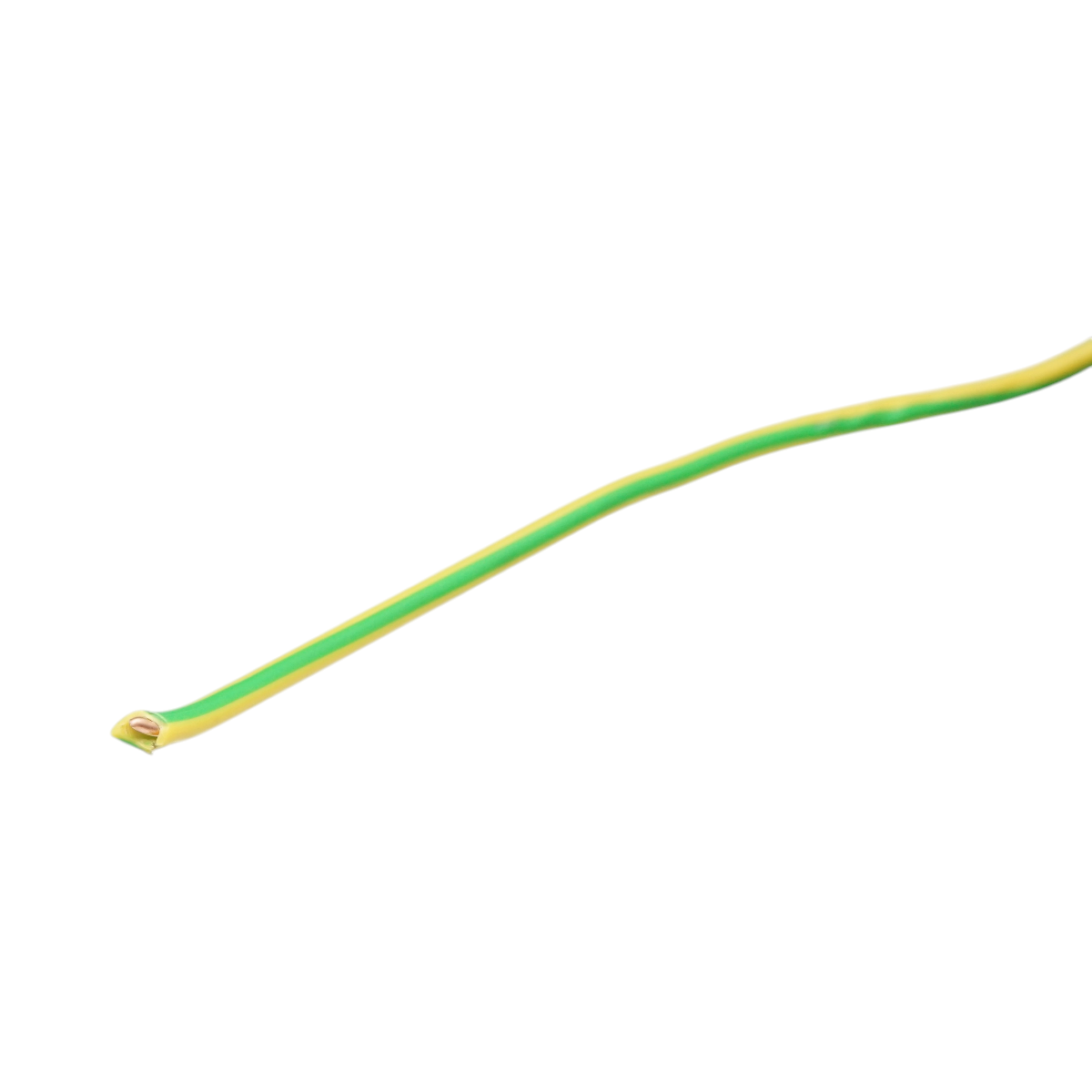 Cablu impamantare cupru 2.5mm galben-verde FY H07V-U, izolatie PVC 450/750V 100m/rola - imagine 3