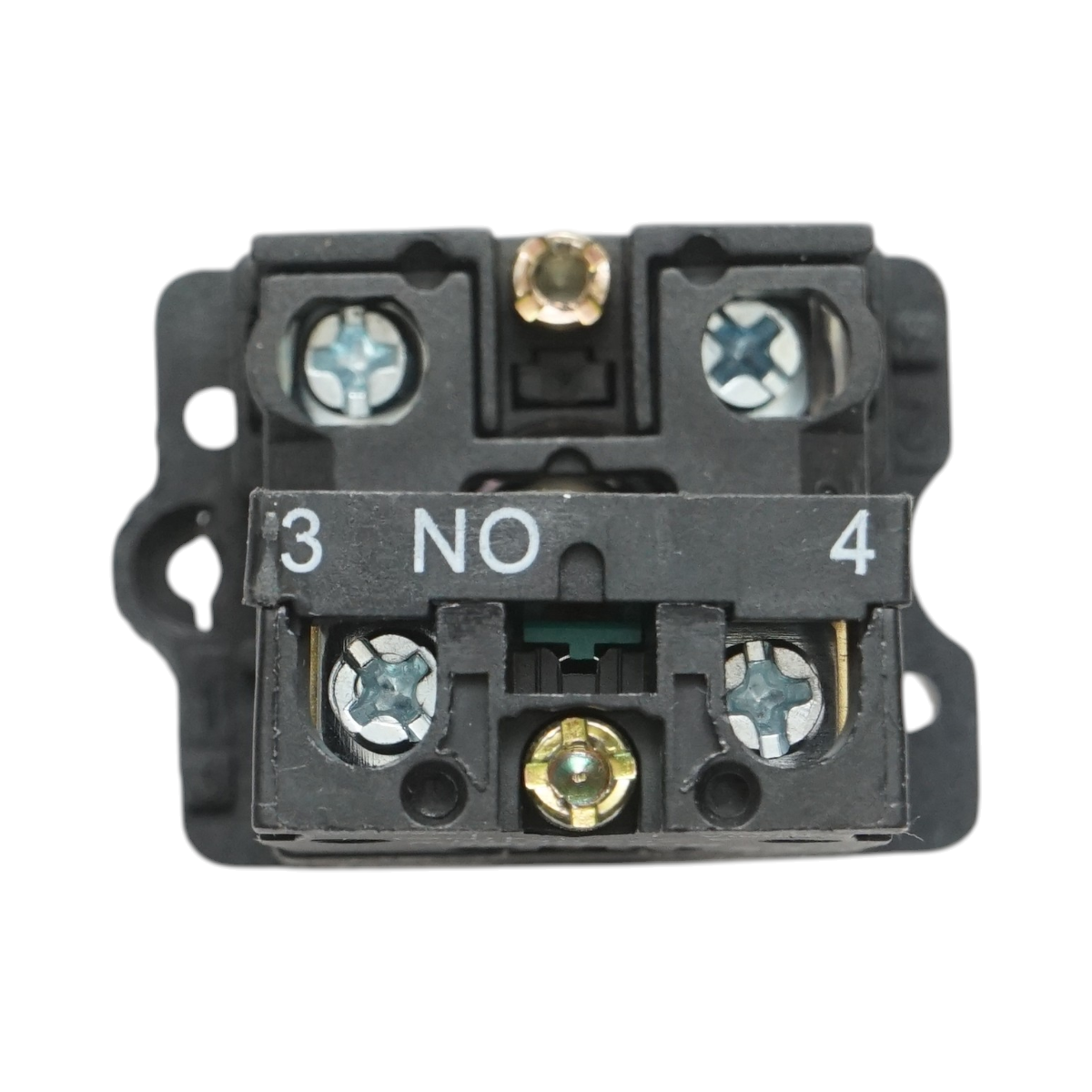 Buton indicator LED alb cu rezistenta integrata 1NO, 220V, LAY5 Breckner Germany - imagine 3