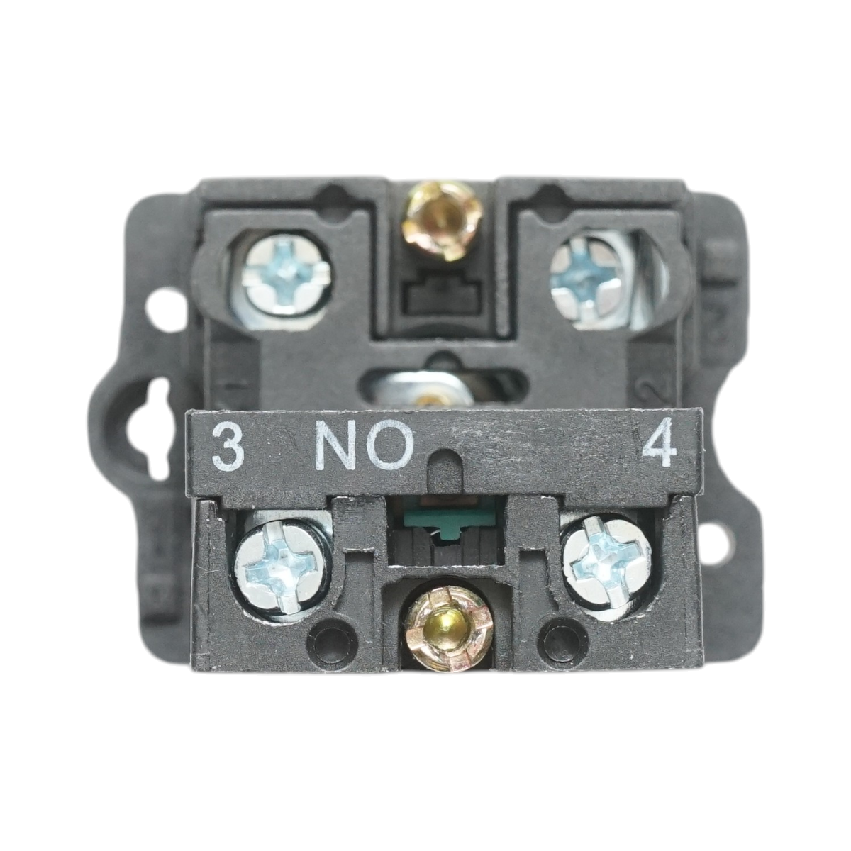Buton indicator LED galben cu rezistenta integrata 1NO, 220V, LAY5 Breckner Germany - imagine 3