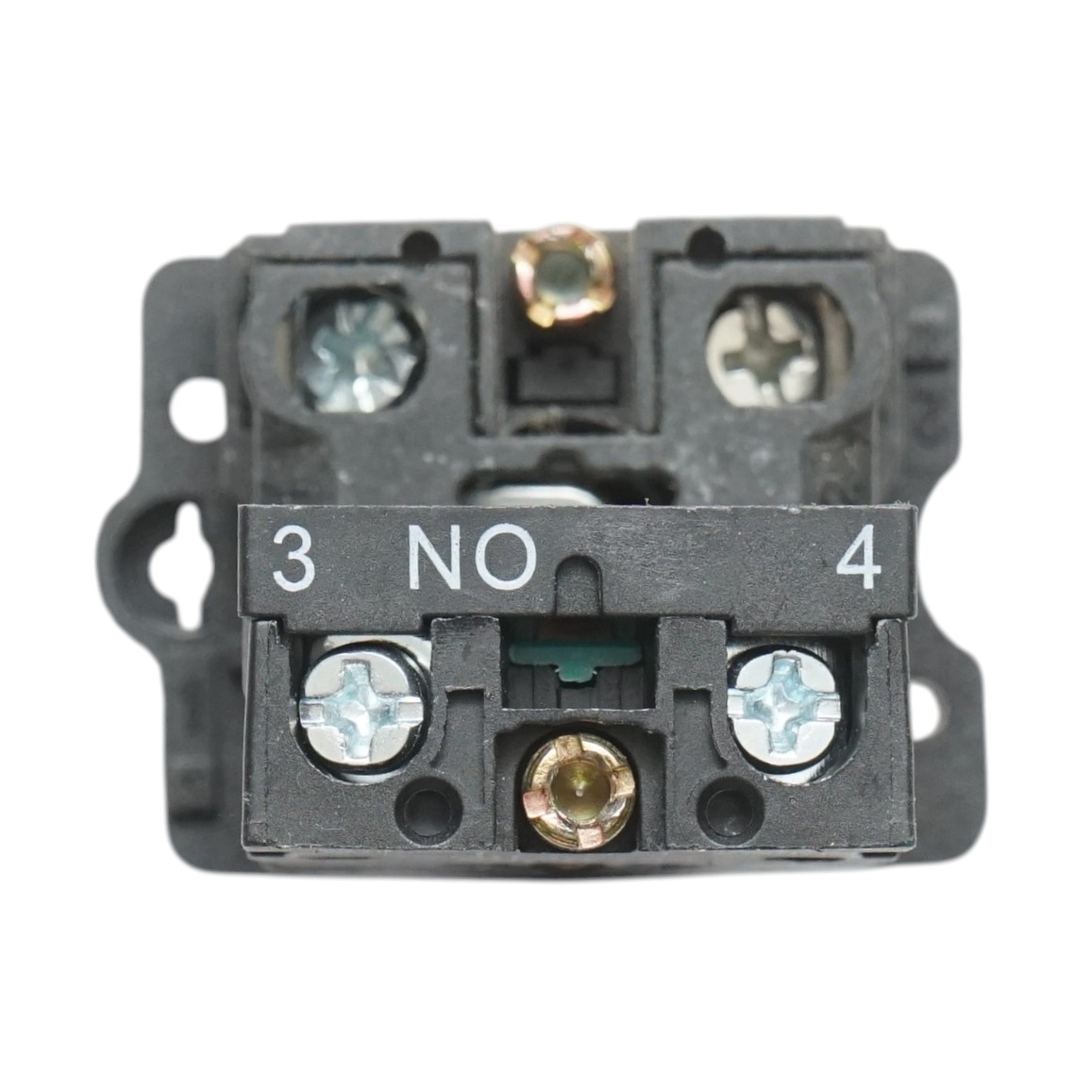 Buton indicator LED albastru cu rezistenta integrata 1NO, 24V, LAY5 Breckner Germany - imagine 3