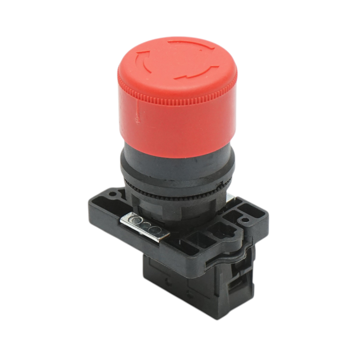 Buton comanda oprire de urgenta rosu cu deblocare prin rasucire 1NC, 400V/10A, 30mm LAY5 Breckner Germany - imagine 3