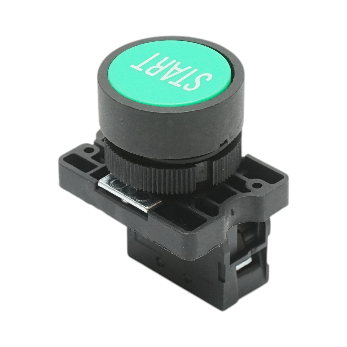 Buton comanda verde START cu revenire 1NO, 400V/10A, LAY5 Breckner Germany - imagine 3