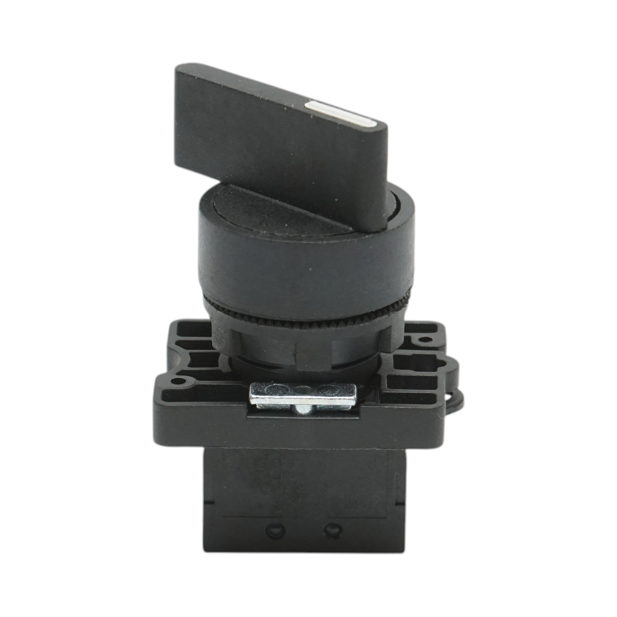 Selector 2 pozitii negru cu retinere 1NO, 400V/10A, LAY5-EJ21 Breckner Germany - imagine 2