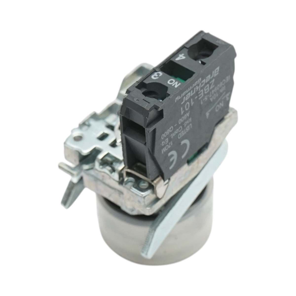 Buton comanda alb cu capac protectie IP65 1NO, 22mm TB4-BP11 Breckner Germany - imagine 2