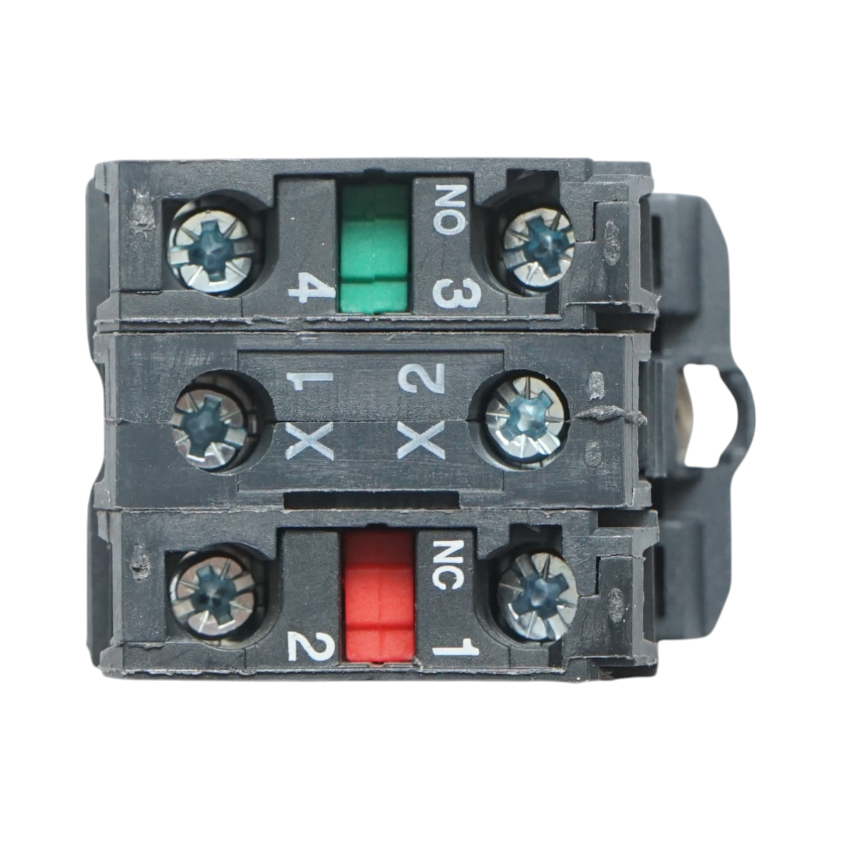 Buton comanda cu revenire si semnalizare LED rosu 1NO+1NC, 220V/10A, TB5 Breckner Germany - imagine 5