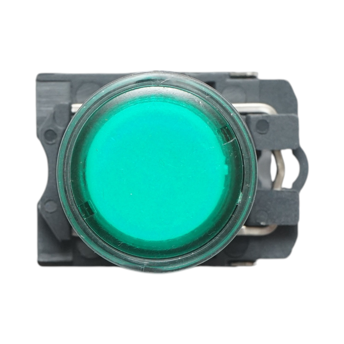 Buton comanda cu revenire si semnalizare LED verde 1NO+1NC, 24V/10A, TB5 Breckner Germany - imagine 3