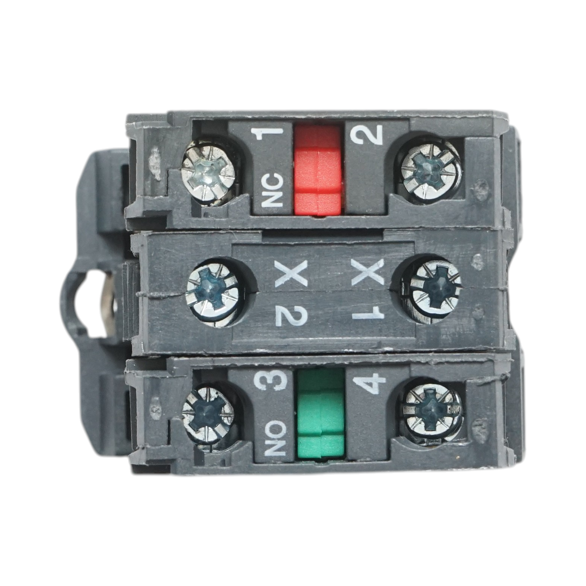 Buton comanda cu revenire si semnalizare LED verde 1NO+1NC, 220V/10A, TB5 Breckner Germany - imagine 5