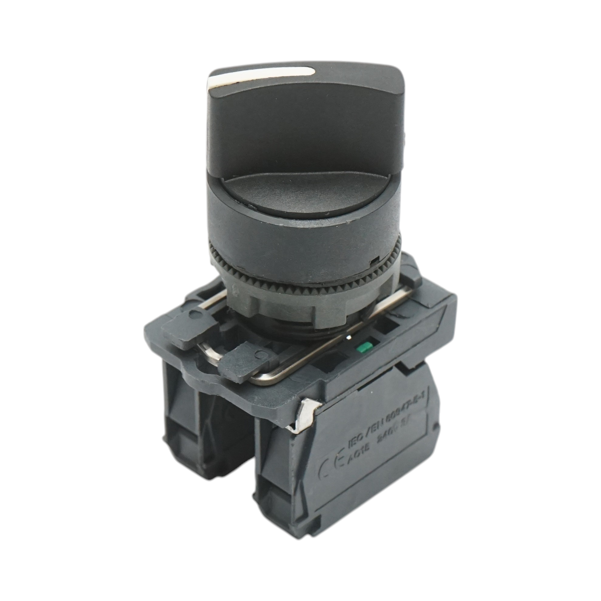 Selector 3 pozitii negru cu retinere 1NO+1NC, 10A, 24V, TB5 Breckner Germany - imagine 2