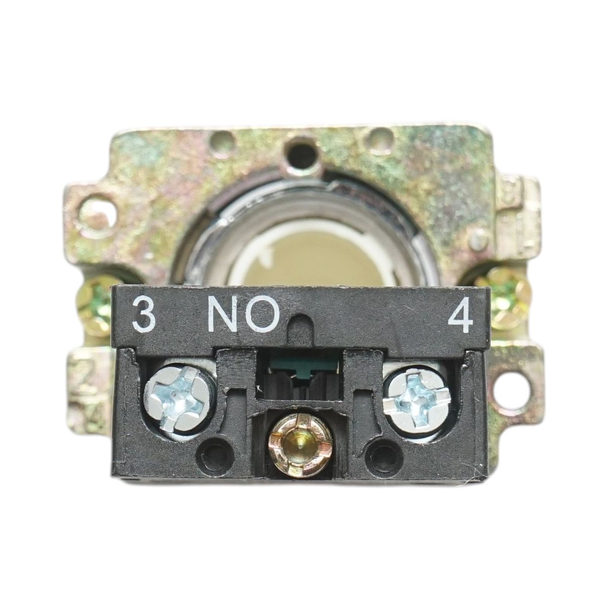 Buton comanda alb cu capac protectie IP65, 1NO, 400V/10A, LAY5 Breckner Germany - imagine 5