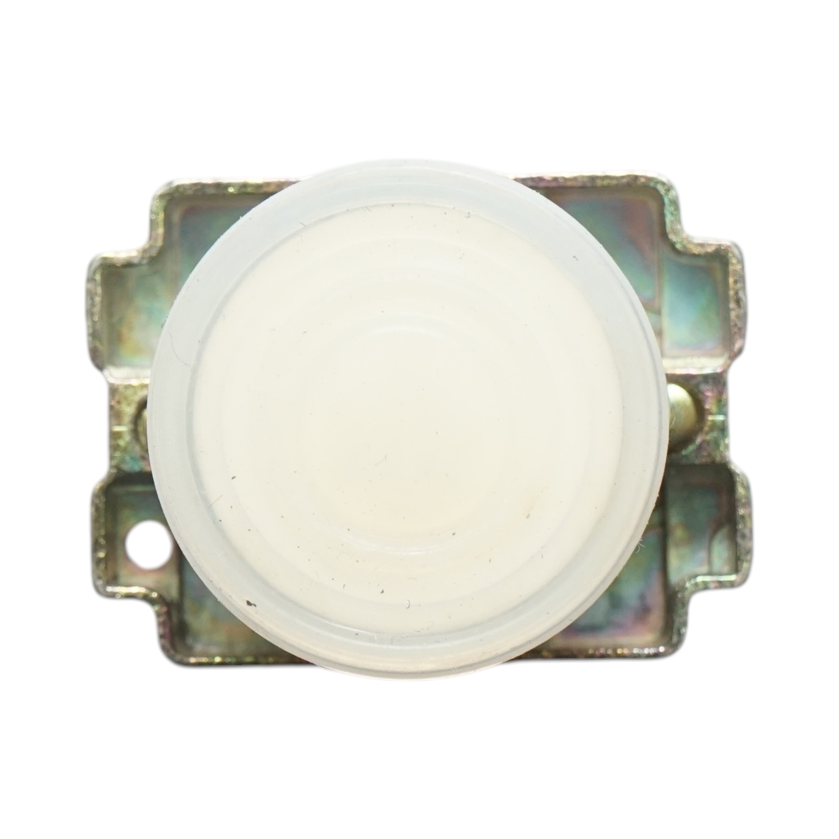 Buton comanda alb cu capac protectie IP65, 1NO, 400V/10A, LAY5 Breckner Germany - imagine 2